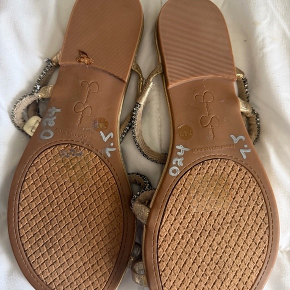 2 pair of sparkle strap sandals - Picture 5 of 6